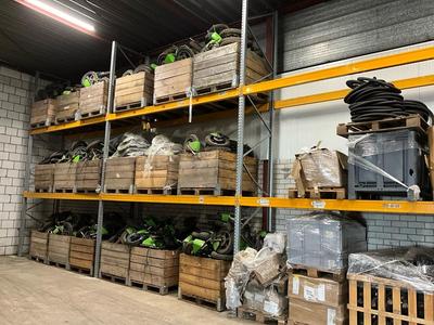 Übersichtsbild von Palettenregale